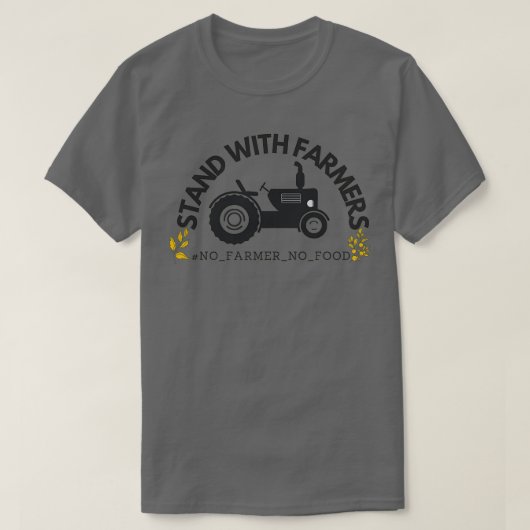 staan voor boer t-shirt (Design voorkant)