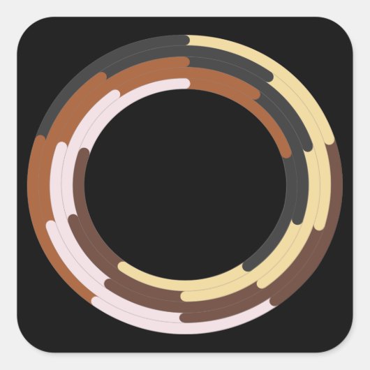 staan voor raciale eenheid Sticker (Voorkant)