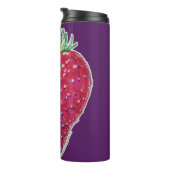 Staande aardbei thermosbeker (Geroteerd rechts)