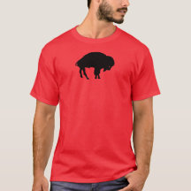 Staande Buffalo/Bizon T-shirt
