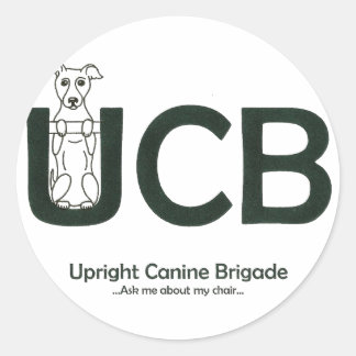 Staande Canine Brigade Sticker