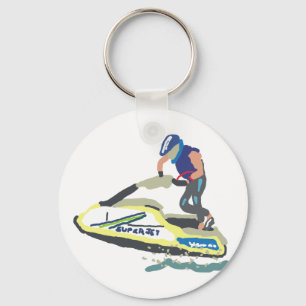 Staande Jet Ski SuperJet Sleutelhanger