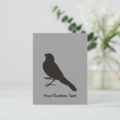Staande Kanarie Vogel Briefkaart (Staand voorkant)