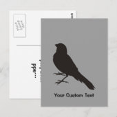 Staande Kanarie Vogel Briefkaart (Voorkant / Achterkant)