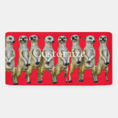 Staande Meerkats Thunder_Cove Spandoek (Horizontaal)