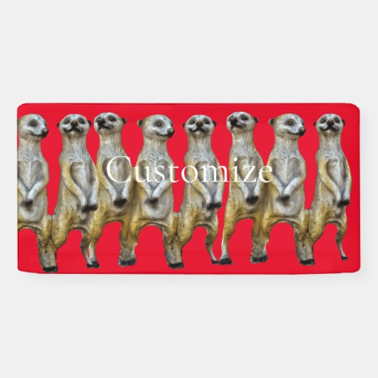 Staande Meerkats Thunder_Cove Spandoek (Horizontaal)