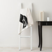 Staande Paard Sherpa Deken met Aangepaste Tekst (In situ)