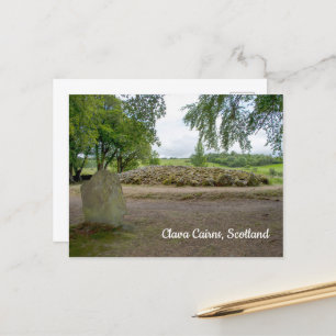 Staande steen bij Clava Cairns, Schotland Briefkaart