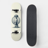 staande teckel skateboard (Voorkant)