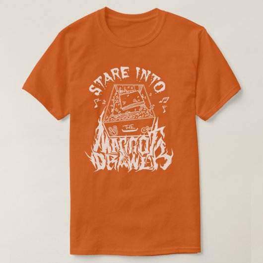 Staar in de Maggot-lade T-shirt (Design voorkant)