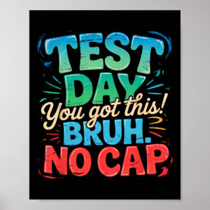 Staar Staat Testdag Motivatie Je Bent Geweldig Poster