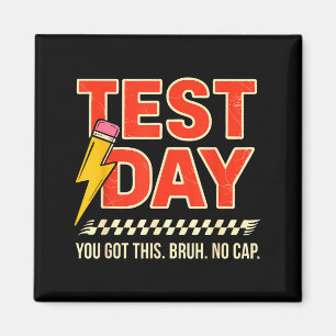 Staar Staat Toetsdag Motivatie Heb Dit Bruh Magneet