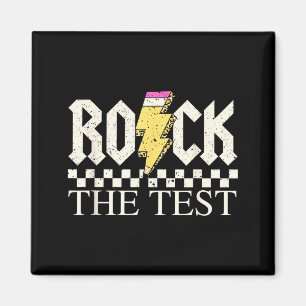 Staar Staat Toetsdag Rock De Toets ABCD Leraar Magneet