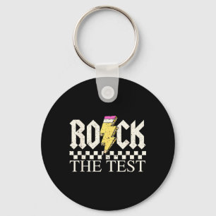 Staar Staatstesting Dag Rock De Test ABCD Leraar Sleutelhanger