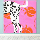 Staart en textuur canvas afdruk (Insitu (Houten vloer))