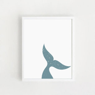 staart-Poster van de orka Poster