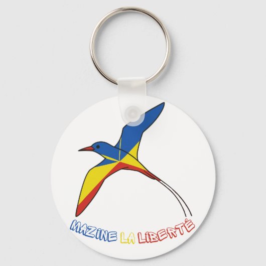 Staartland Sleutelhanger (Achterkant)