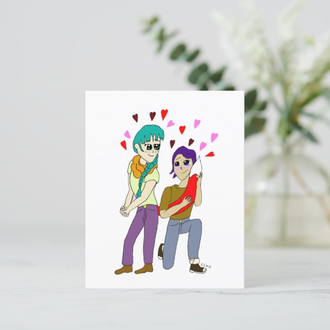 staartliefde (Staand voorkant)