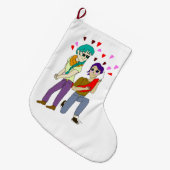 staartliefde grote kerstsok (Voorkant (Hangend))