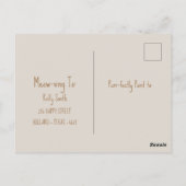 Staartverhalen van een nieuw huis briefkaart (Achterkant)
