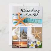 Staartvis Informal Beach Weddenschap Kaart (Voorkant)