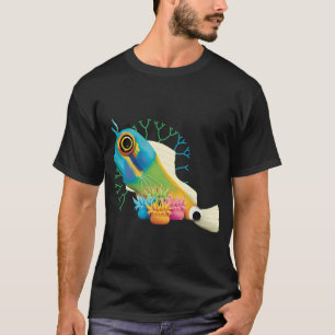 Staartvlek slijmvis t-shirt