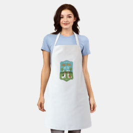 staartwuivende stijl schort