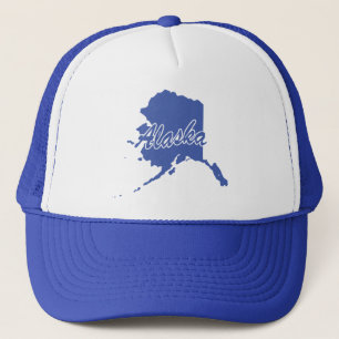 Staat Alaska Shape Trucker Hat Pet