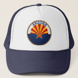 Staat Arizona Flag Seal Trucker Hat Pet