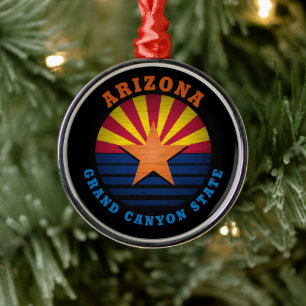 STAAT ARIZONA GRAND CANYON METALEN ORNAMENT