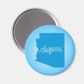 Staat Arizona Magnet Magneet (Voorkant / Achterkant)