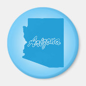 Staat Arizona Magnet Magneet (Voorkant)