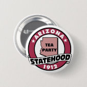 STAAT ARIZONA TEA PARTITY RONDE BUTTON 5,7 CM (Voorkant /achterkant)