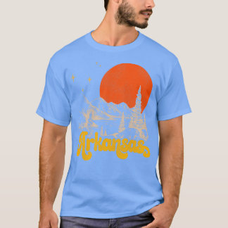 staat Arkansas Mid Century Distress A T-shirt