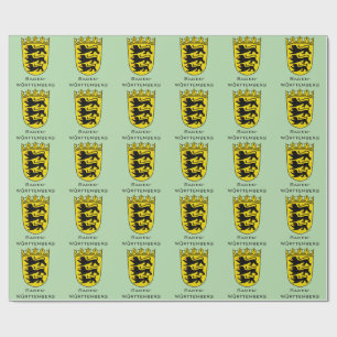 Staat Baden-Württemberg Grote Wapen Kunst Cadeaupapier