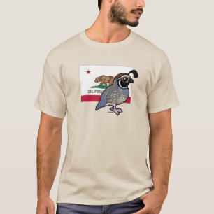 Staat Birdorable: Californische kwartel T-shirt