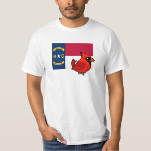 Staat Birdorable van North Carolina T-shirt