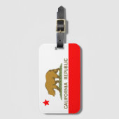 Staat Californië Bagagelabel (Voorkant (verticaal))
