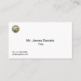 Staat Californië Great Seal Visitekaartje