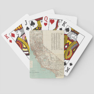 Staat Californië. Pokerkaarten