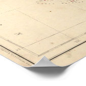 Staat Californië Poster (Hoek)