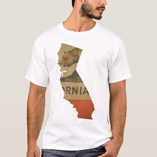 Staat Californië T-shirt (Voorkant)