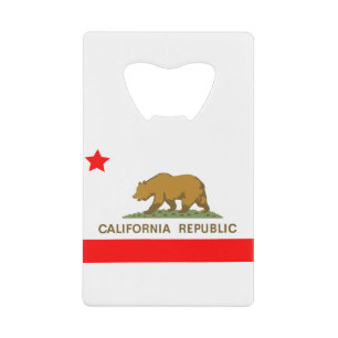 Staat Californische vlag Kredietkaart Flessenopener