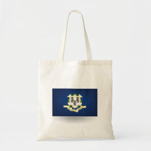 Staat Canvas tas van de vlag van Connecticut