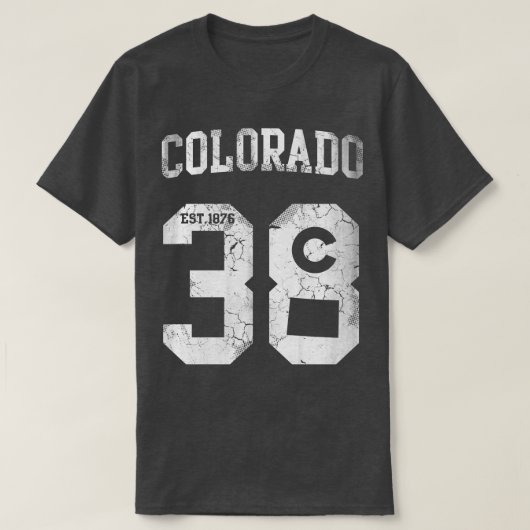  staat Colorado 38th T-shirt (Design voorkant)
