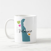 Staat Delaware met hart Koffiemok (Links)