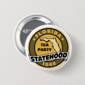 STAAT FLORIDA TEA PARTITY RONDE BUTTON 5,7 CM (Voorkant /achterkant)