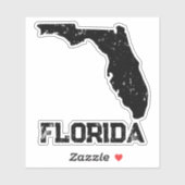  staat Florida vinyl contour sticker (Vel)