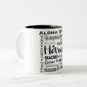 Staat/Hawaii Tweekleurige Koffiemok (Voorkant links)