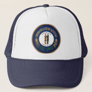 Staat Kentucky Flag Seal Trucker Hat Pet